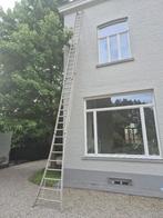 Zeer lange ladder 3 x 18 sporten 11,4 m, Doe-het-zelf en Bouw, Ladders en Trappen, Ophalen, Gebruikt, Ladder, Opvouwbaar of Inschuifbaar