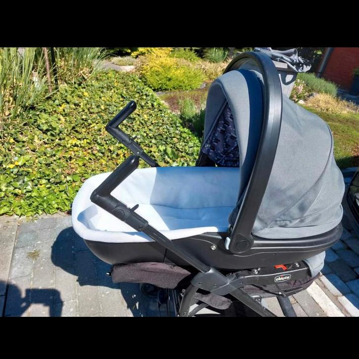Kit complet bébé : poussette, siège auto, nacelle, Kinderen en Baby's, Kinderwagens en Combinaties, Zo goed als nieuw, Kinderwagen