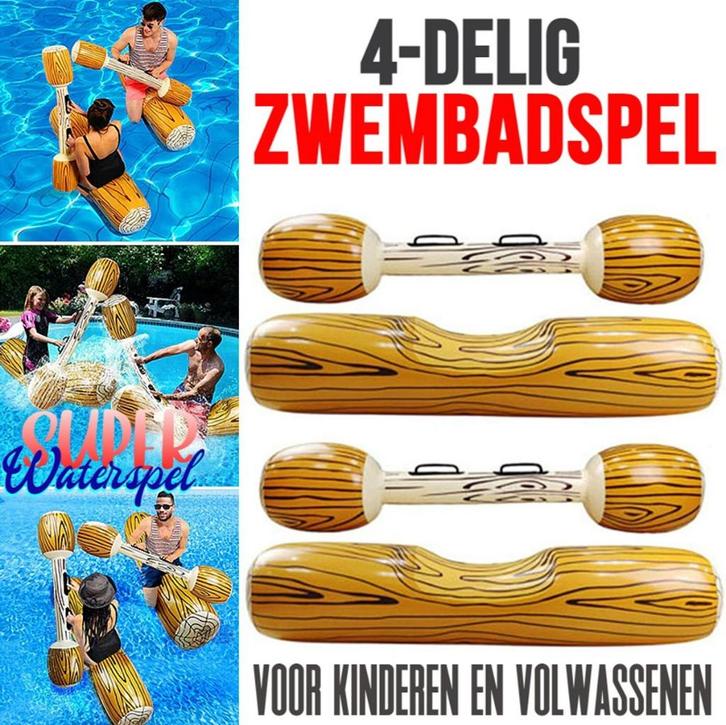 opblaasbaar boomstam zwembadspel, Tuin en Terras, Zwembad-toebehoren, Nieuw, Ophalen