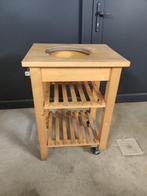 Roltafel voor mini kamado - 31cm - inclusief hoes, Tuin en Terras, Ophalen, Gebruikt