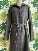 Lange jas grijs WOL - merk 123 - maat 38 - GRATIS polo, Taille 38/40 (M), Gris, Comme neuf, Manteau