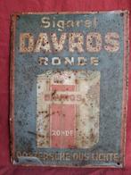 Davros Oostersche ( Sigaret ronde), Verzamelen, Ophalen of Verzenden, Reclamebord