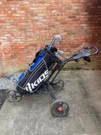 Golf clubs, trolley en zak, Sport en Fitness, Ophalen, Gebruikt, Club