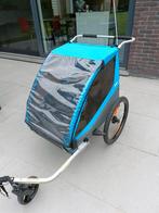 Thule Roadster 2XT fietskar voor 2 kinderen incl. Babyswing, Fietsen en Brommers, Fietsaccessoires | Aanhangwagens en Karren, Ophalen