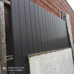 houten paneel met bruine plastiek planchetten, Doe-het-zelf en Bouw, Hout en Planken, Ophalen, Gebruikt, Minder dan 200 cm, Overige typen