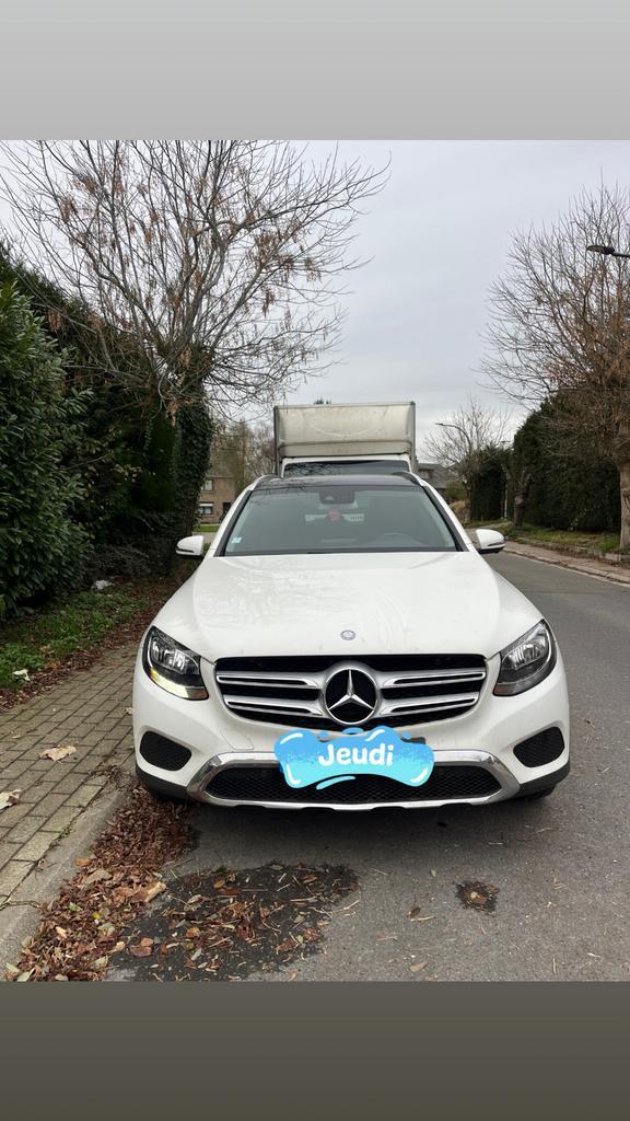 Mercedes-Benz GLC220, Auto's, Mercedes-Benz, GLC, Panoramadak, Diesel, Euro 6, SUV of Terreinwagen, 5 deurs, Automaat, Wit, Zwart