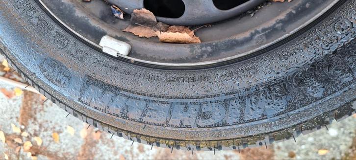 Banden op stalen velgen 14 inch 4x108, Auto-onderdelen, Banden en Velgen, Velg(en), Zomerbanden, Nieuw, Ophalen