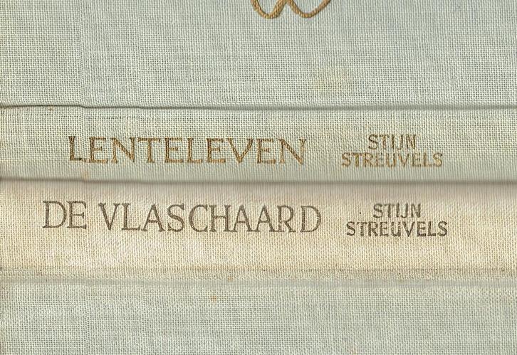 Stijn Streuvels.  LENTELEVEN en  DE VLASCHAARD. Twee boeken., Boeken, Literatuur, Gelezen, België, Ophalen of Verzenden