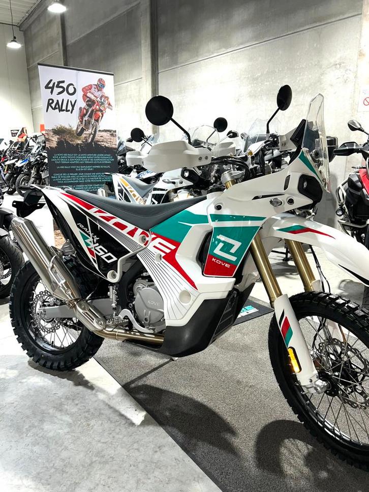 Kove 450 rally en stock, Motoren, Overige Motoren, 12 t/m 35 kW, 1 cilinder, Ophalen of Verzenden