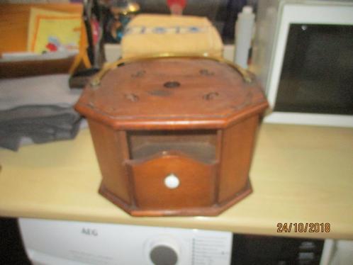antiek nederlands voetenwarmer in  denk essenhout, Antiek en Kunst, Curiosa en Brocante, Ophalen of Verzenden
