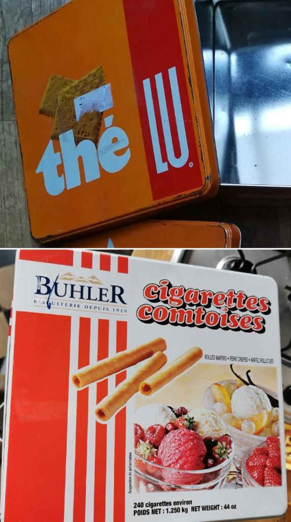 Blikken doos, koekjesdoos, retro doos vintage blik, prijs/st, Verzamelen, Blikken, Gebruikt, Overige, Ophalen