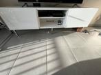 Tv kast op poten wit gelakt, Huis en Inrichting, Ophalen, Gebruikt