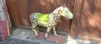 Oud speelgoedpaardje 73 op 67 cm. Papier mâché., Verzamelen, Overige Verzamelen, Ophalen, Gebruikt