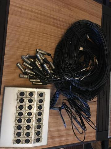 Multipaires microphones 24 lignes (10m) beschikbaar voor biedingen