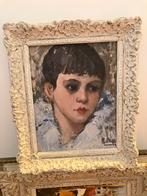 Marguerite Stekke,olie op paneel., Antiek en Kunst, Verzenden