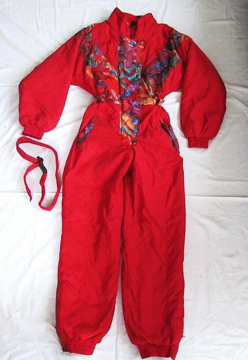 Stijlvolle dames ski overall maat S/M, Kleding | Dames, Sportkleding, Zo goed als nieuw, Maat 36 (S), Rood, Ophalen of Verzenden