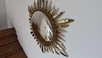 DEKNUDT - Vintage concave spiegel -, Ophalen of Verzenden, Rond, Minder dan 50 cm, Minder dan 100 cm
