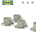 Set mokken en onderzetbordjes (4st) | Ikea | NIEUW, Tasse(s) et/ou soucoupe(s), Enlèvement, Poterie, Neuf