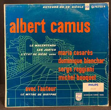 ALBERT CAMUS Vinyle LP, 10" - Phillips 1960, Enlèvement ou Envoi, Utilisé, Europe autre, Albert Camus