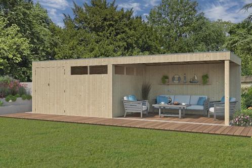 NIEUW modern tuinhuis Qube 8313ext400, Hobby en Vrije tijd, Overige Hobby en Vrije tijd, Nieuw, Verzenden