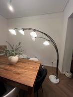 Vloerlamp met 5 verstelbare takken en marmeren voet, Huis en Inrichting, Lampen | Vloerlampen, Ophalen, Zo goed als nieuw
