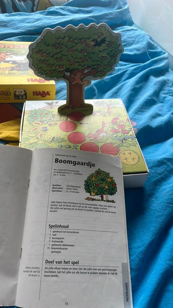 Gezelschapspel HABA (Boomgaardje), Hobby en Vrije tijd, Gezelschapsspellen | Bordspellen, Gebruikt, Ophalen of Verzenden