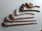7 antieke pijpen van klei en zeeschuim - 19e eeuw, Antiek en Kunst, Ophalen of Verzenden