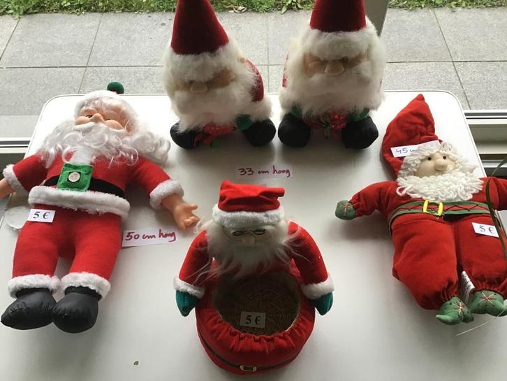 7 kerstmannen aan slechts 5 euro per kerstman, Diversen, Kerst, Zo goed als nieuw, Ophalen of Verzenden