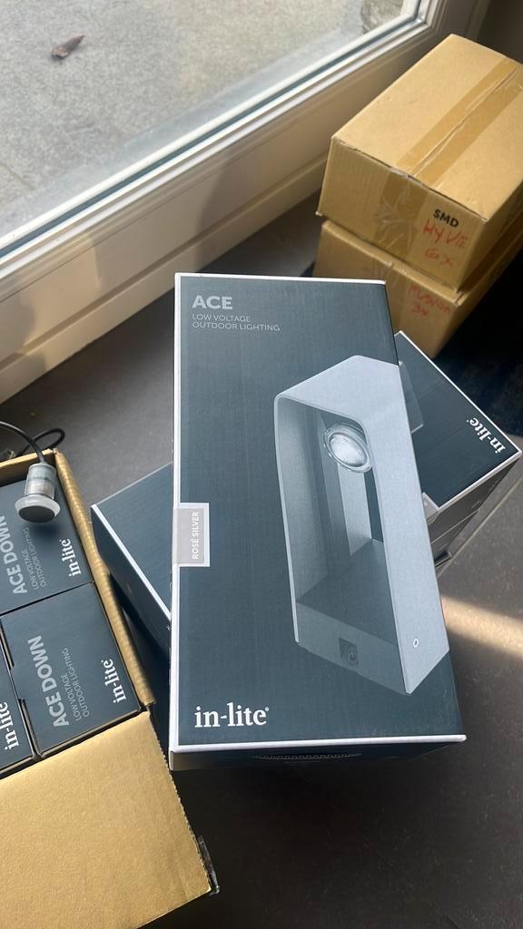 Inlite verlichting uitverkoop nieuw, Tuin en Terras, Buitenverlichting, Nieuw, Overige typen, Netvoeding, Waterbestendig, Led