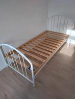 1 persoonsbed, Huis en Inrichting, Slaapkamer | Bedden, Gebruikt, 90 cm, Eenpersoons, Wit
