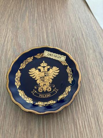 Zeer mooi kobaltblauw schaaltje bordje Spanje Toledo beschikbaar voor biedingen