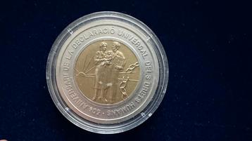 Bimetaal munt. GOUD/ZILVER beschikbaar voor biedingen
