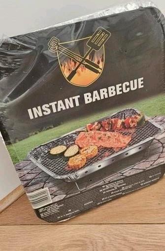instant barbecue 3x, Tuin en Terras, Houtskoolbarbecues, Ophalen