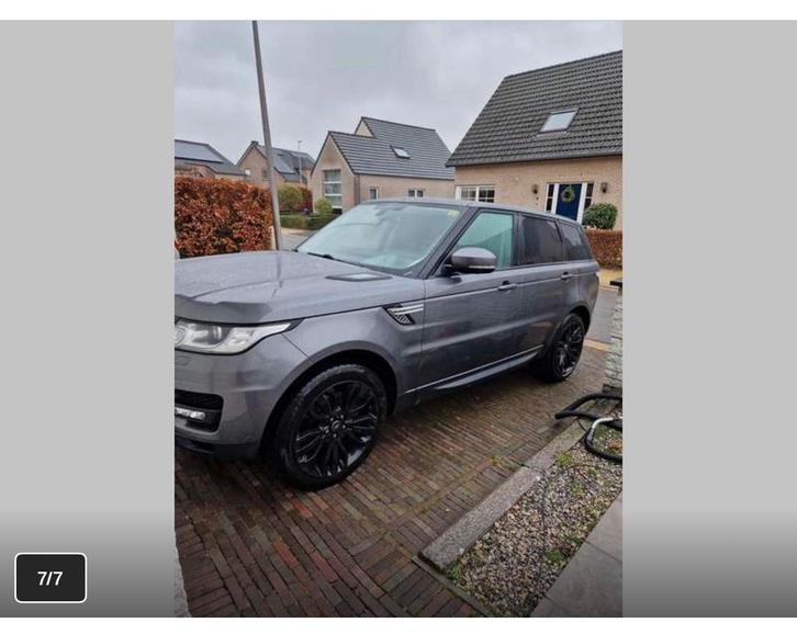Grijs Range Rover Sport, Auto's, Audi, Particulier, V8, 4x4, Elektrisch, Automaat, Grijs, Ophalen