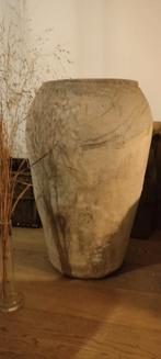 Grote, Rustieke Terracotta Pot / Oude Landelijke Kruik, Ophalen, Gebruikt