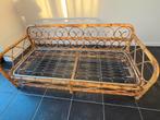 Vintage bamboe bed relax bank, Ophalen, Gebruikt