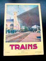 Belgische Spoorwrevue - TRAINS nr.9 juni 1952 - NMBS - Frans, Ophalen of Verzenden, Gebruikt, Trein, Boek of Tijdschrift
