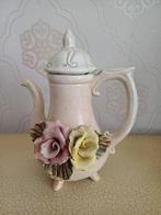 Koffiepot met roos, Antiek en Kunst, Ophalen