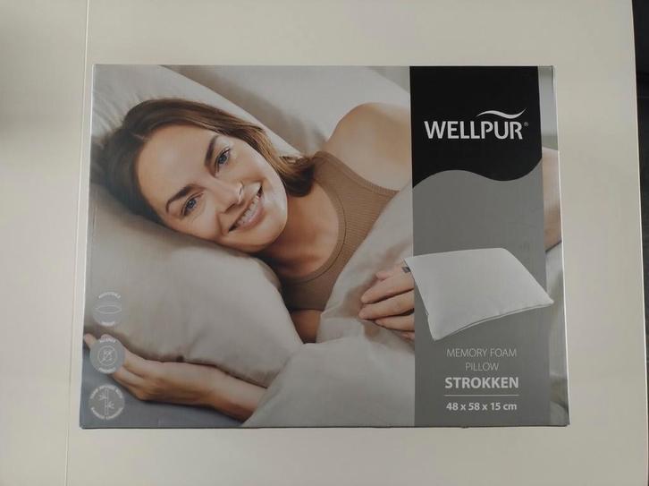 Hoofdkussen Wellpur Strokken, Huis en Inrichting, Woonaccessoires | Kussens, Nieuw, Ophalen of Verzenden