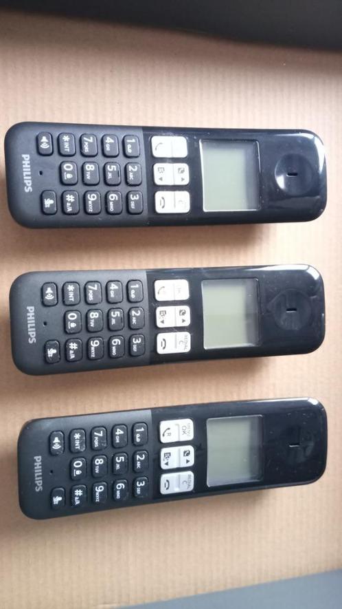 Téléphone sans fil Philips D 230, Télécoms, Téléphones fixes | Combinés & sans fil, Utilisé, 3 combinés, Enlèvement ou Envoi