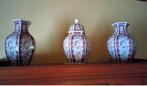 2 vases + 1 jarre avec couvercle style chinois, Antiquités & Art, Antiquités | Céramique & Poterie, Enlèvement