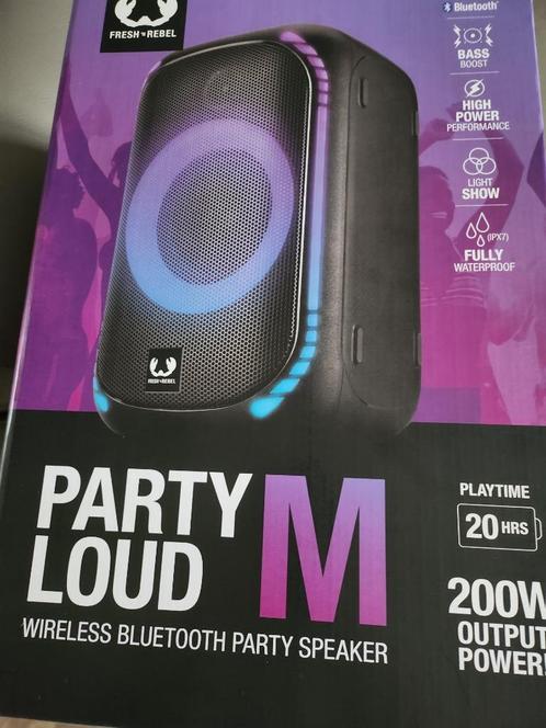 Draadloze Bluetooth party speaker De Party Loud M speaker, TV, Hi-fi & Vidéo, Enceintes, Neuf, Enlèvement ou Envoi