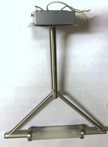 Plafonnier halogène, très haut rendement lumineux, Enlèvement ou Envoi, Utilisé, Métal, Inox design