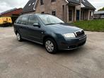 SKODA FABIA 1.2 BENZINE VAN 2007 MET AIRCO, Auto's, Voorwielaandrijving, Stof, Zwart, Bedrijf