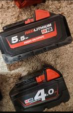 Milwaukee Batrie, Doe-het-zelf en Bouw, Ophalen of Verzenden, Zo goed als nieuw