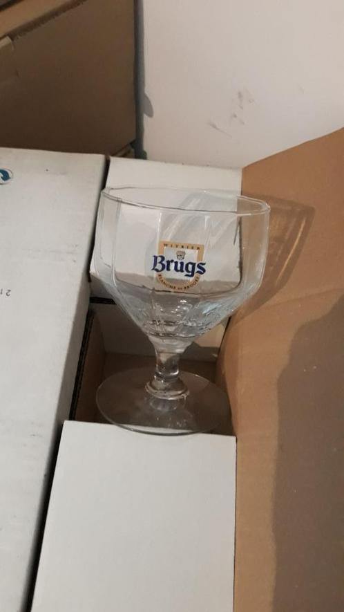 6 verres Brugs avec boîte (0,25 cents / pièce), Collections, Verres & Petits Verres, Comme neuf, Enlèvement