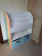 Boekenrek met opbergbakjes, Kinderen en Baby's, Ophalen, Zo goed als nieuw