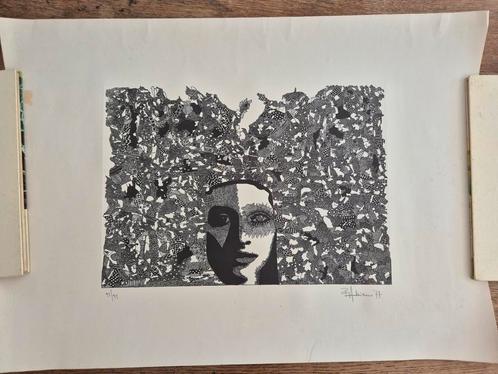 Gravure originale signée “Fabiano" 1977, Antiek en Kunst, Kunst | Litho's en Zeefdrukken, Ophalen of Verzenden