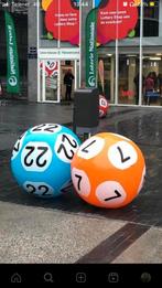 RECHERCHÉ : ballon gonflable Lotto, ballon de plage, Comme neuf, Enlèvement ou Envoi