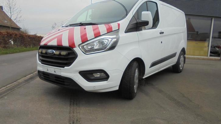 FORD TRANSIT CUSTOM L1H1 - 130 PK - CRUISE - TREKHAAK - GAR., Auto's, Ford, Bedrijf, Te koop, Transit, ABS, Airbags, Airconditioning